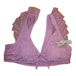 Celebrity Pink Lavendar Lace Bikini Top Size XXL (19) NWT